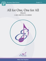 All for One, One for All Concert Band sheet music cover Thumbnail